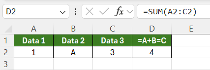 Excel Data Kasus Sum #2 Solved